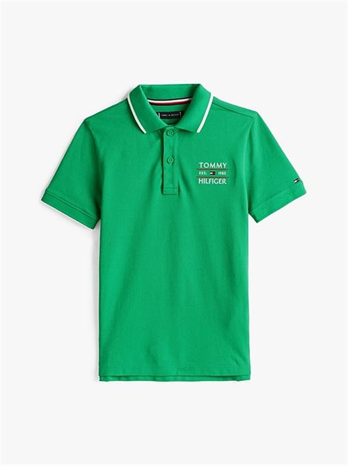 tommy flag hilfiger polo TOMMY HILFIGER | KB0KB09524L13